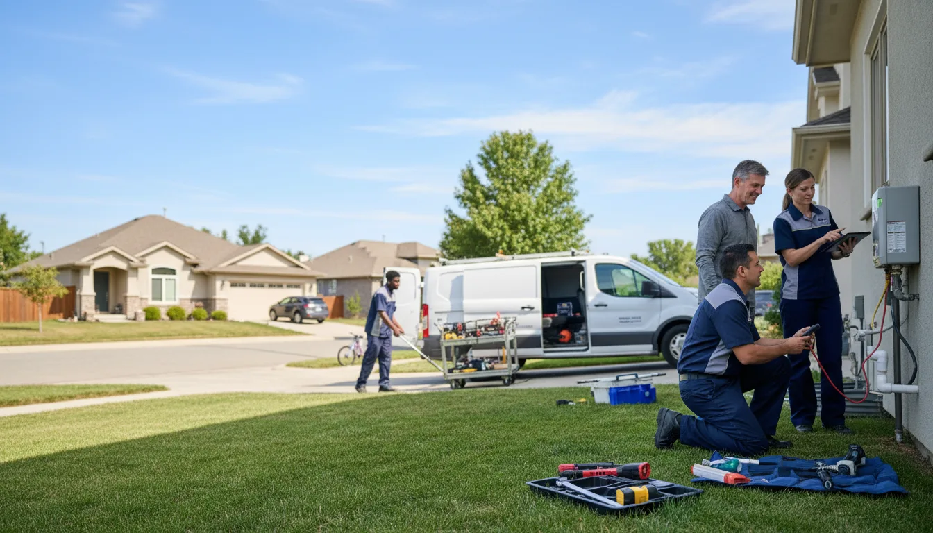 Tankless water heater service in Jerusalem, AR